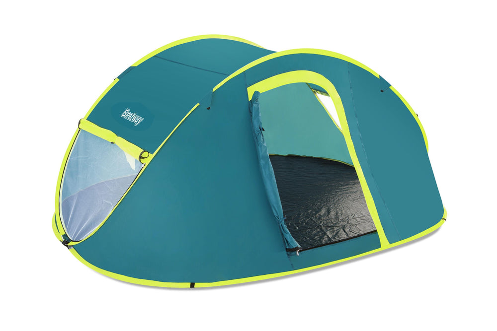 Bestway 2.10M X 2.40M X 1.00M Coolmount 4 Tent (Contents:Tent, Carry Bag, Eight Pegs, One Layer, 2000mmH20)