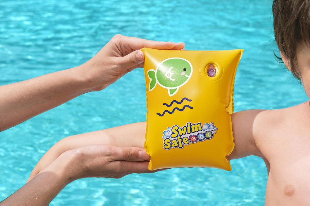 BESTWAY 25CM X 15CM WONDERSPLASH ARMBANDS S/M (Contents:1 pair of armbands.) Age 3-6