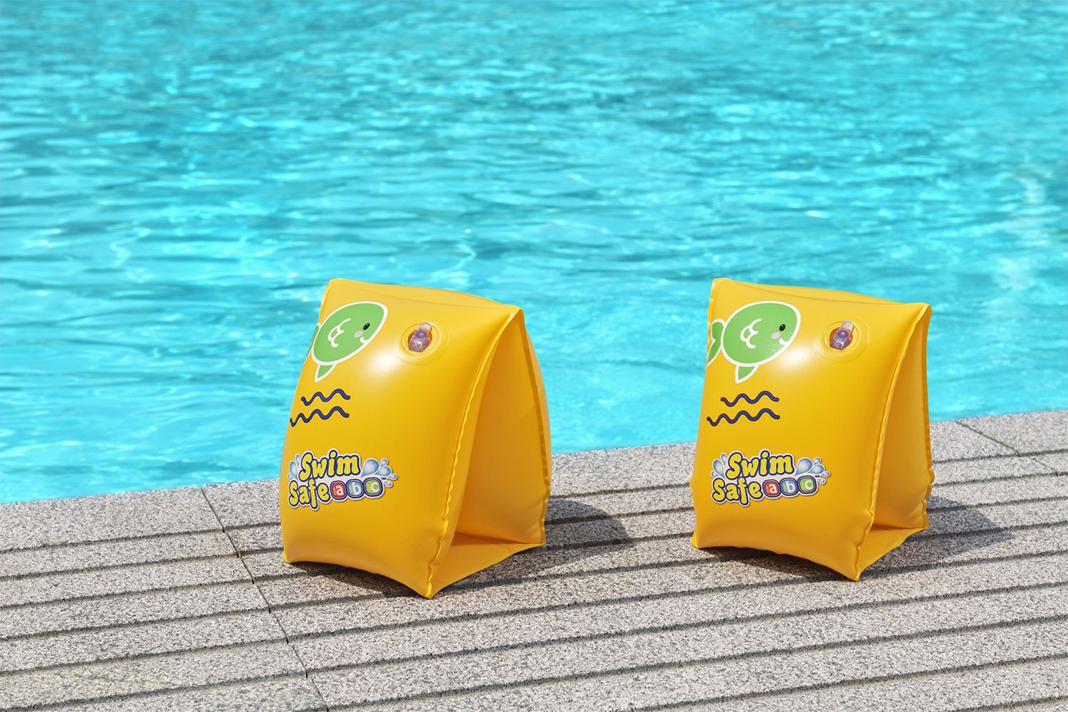 BESTWAY 25CM X 15CM WONDERSPLASH ARMBANDS S/M (Contents:1 pair of armbands.) Age 3-6