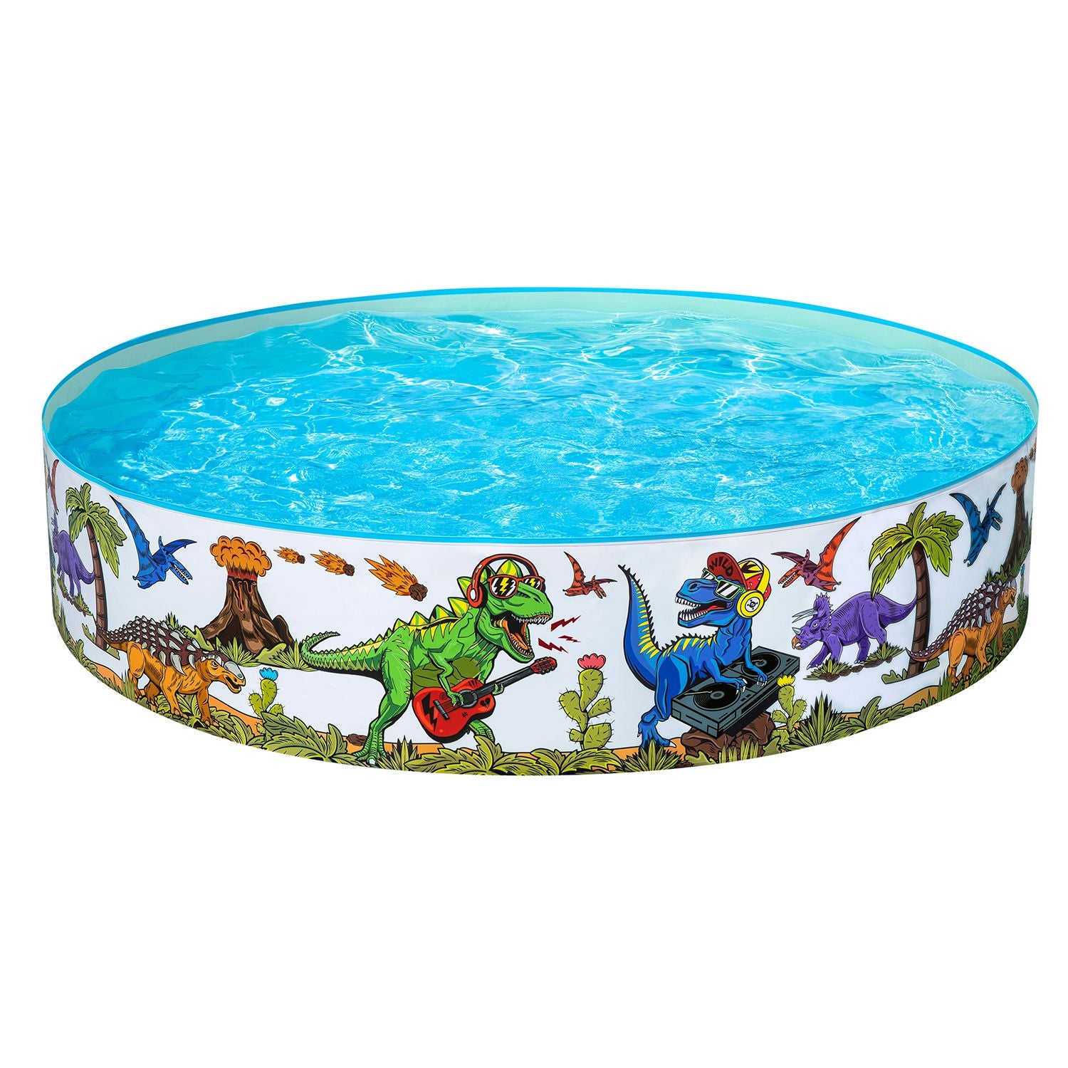 BESTWAY Φ1.83M X H38CM DINOSAUR FILL'N FUN (Contents:1 pool, repair patch) Age 2+