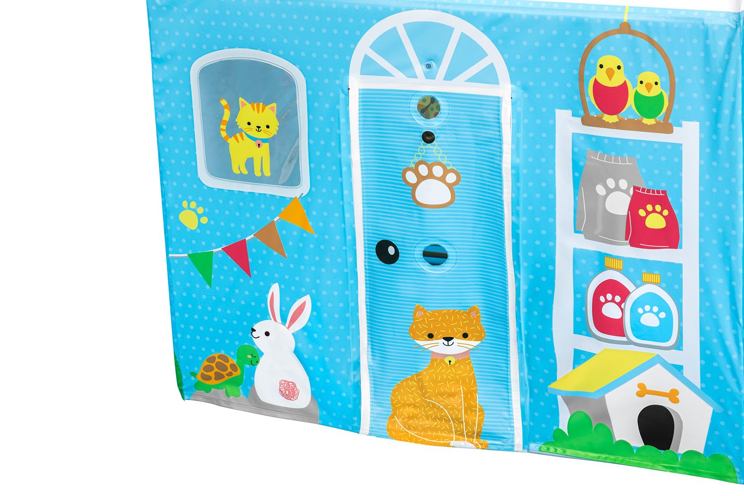 BESTWAY 1.02M X 76CM X 1.14M BACKYARD CABIN PLAY HOUSE (Contents:1 play house, 1 frame) Age 2+