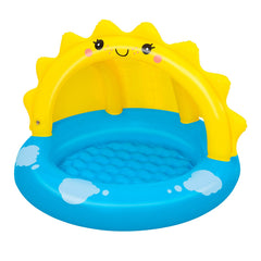 BESTWAY 1.01M X 97CM X 71CM SUNNY DAYS SHADED KIDDIE POOL (1 pool, repair patch) Age 2+
