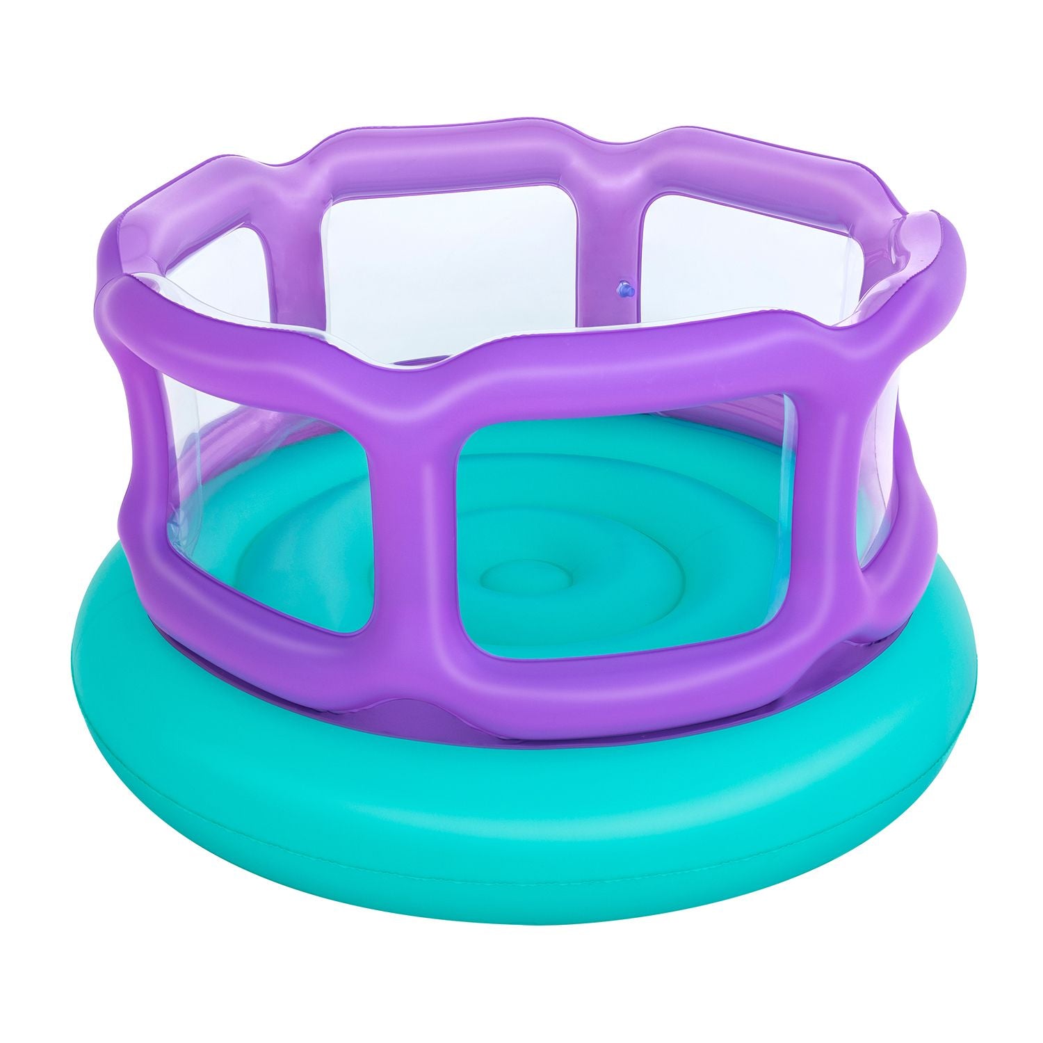 BESTWAY 1.52M X 1.52M X 84CM LAUGH 'N LEAP BOUNCER (1 bouncer, repair patch,4 foot pins) Age 3+