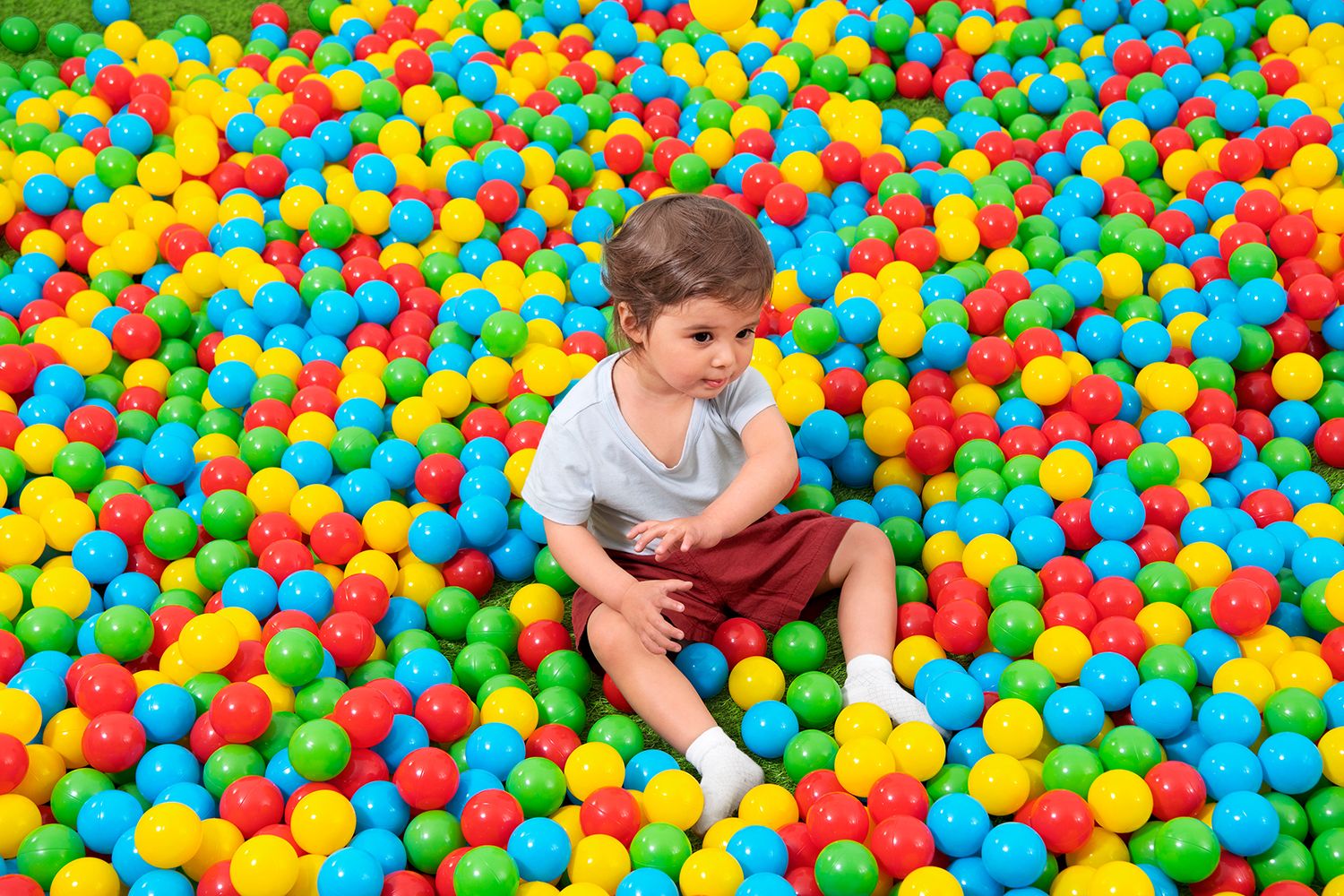 BESTWAY 5.85CM SPLASH & PLAY 250 PLAY BALLS (250 play balls) Age 1+