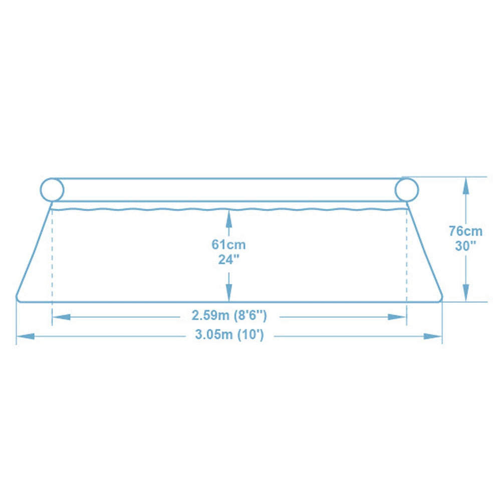 BESTWAY 3.05M X 76CM POOL (One Pool)
