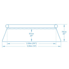 BESTWAY 3.05M X 76CM POOL (One Pool)