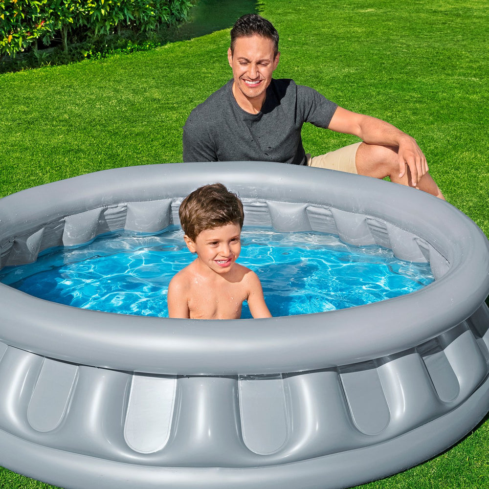 BESTWAY Φ1.52M X H43CM SPACE SHIP POOL (Contents:1 pool, repair patch) Age 3+