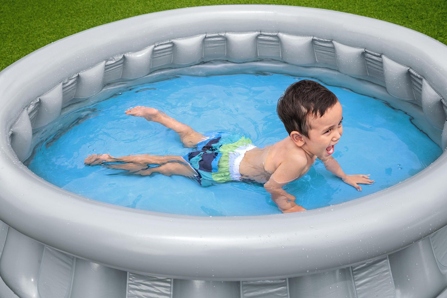 BESTWAY Φ1.52M X H43CM SPACE SHIP POOL (Contents:1 pool, repair patch) Age 3+
