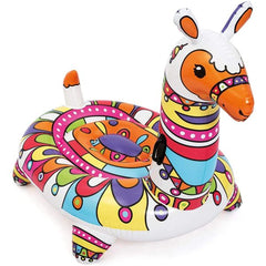 BESTWAY 1.93M X 1.51M LLAMA RIDE-ON (Contents: 1 ride-on, repair patch)