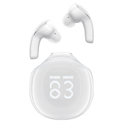 Acefast T9 Crystal (Air) color bluetooth earbuds, porcelain white
