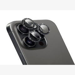 WIWU LG-008  Glitter Diamond Camera Lens Guard For ip16 Pro/Pro Max Black
