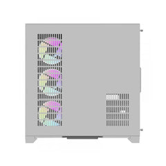 DarkFlash FT418 PRO ATX Mid Tower Gaming Case - White (7 ARGB Fans Included)
