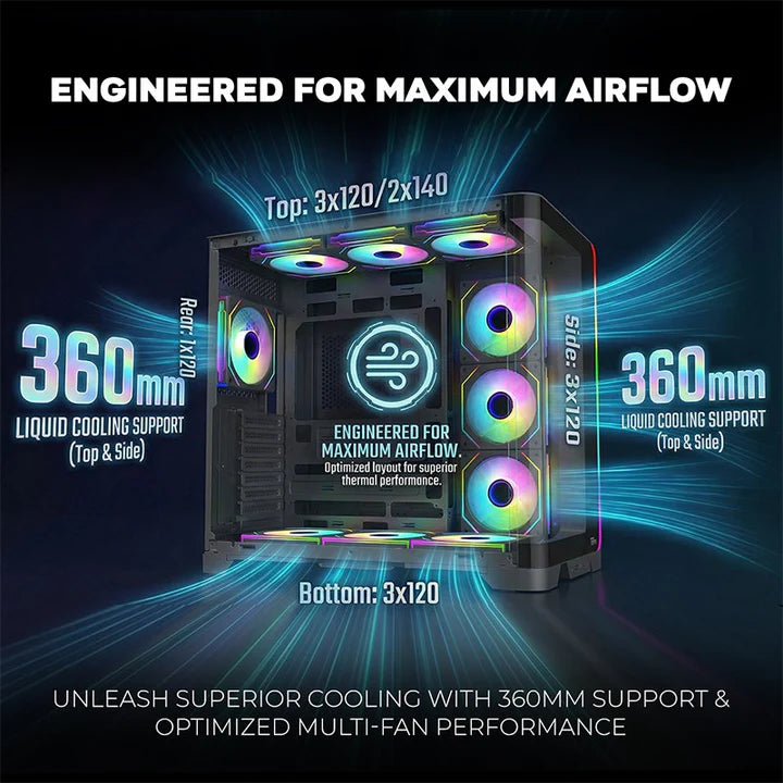 كمبيوتر الألعاب الترا 7 من جيمون، الترا 7 265K، RTX 5070 Ti 16 جيجا، ويندوز 11 برو