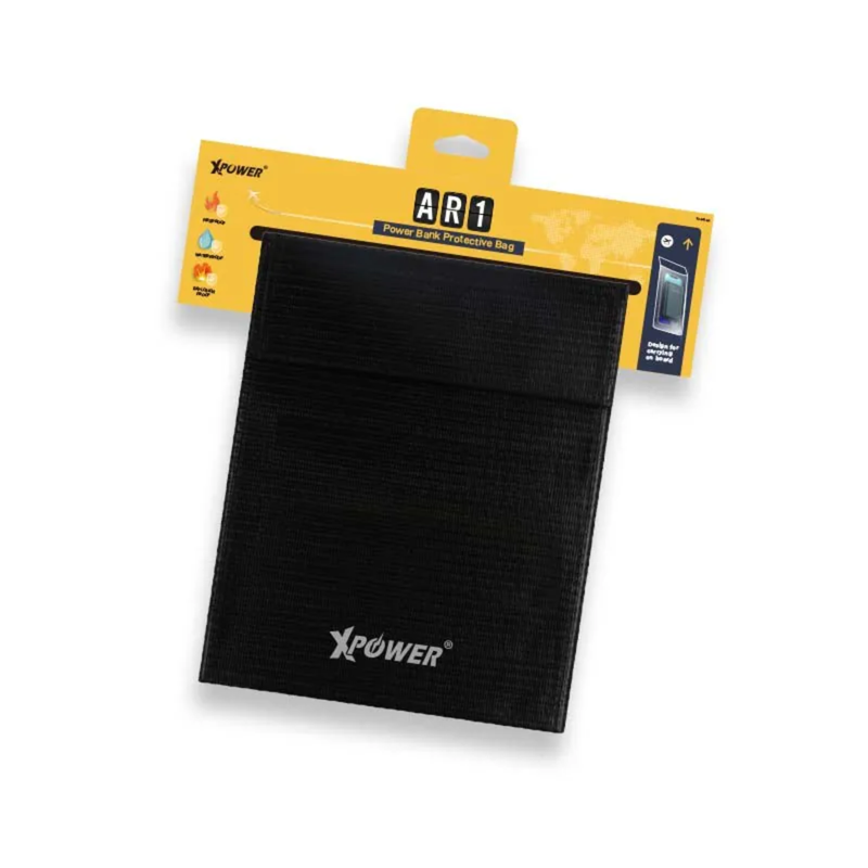 XPower AR1 Power Bank Protective Bag (Square) Black-4895246612997