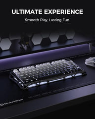GravaStar Mercury K1 75% Wireless Mechanical Gaming Keyboard,Gradient Black