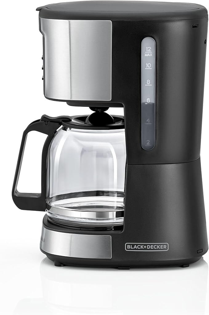 Black & Decker Programmable Drip Coffee Maker 12 Cups 900W  - DCM85-B5