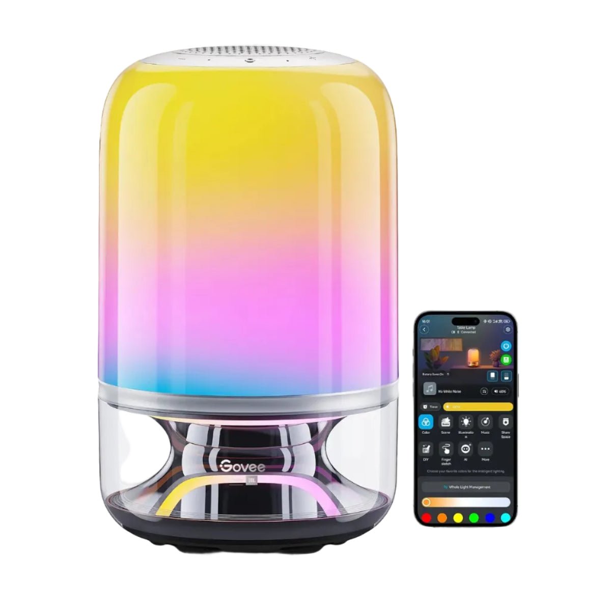 Govee RGBICWW Table Lamp 2 Pro Sound by JBL - H6020
