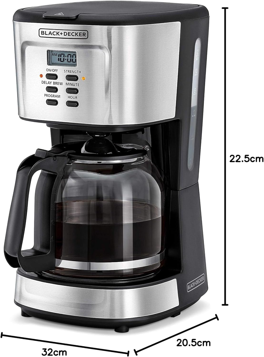 Black & Decker Programmable Drip Coffee Maker 12 Cups 900W  - DCM85-B5