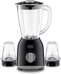 Black & Decker 400W, 1.5L Blender + 2 Mills