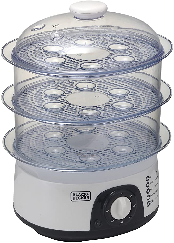 Black & Decker Food Steamer 3-Tier 775W