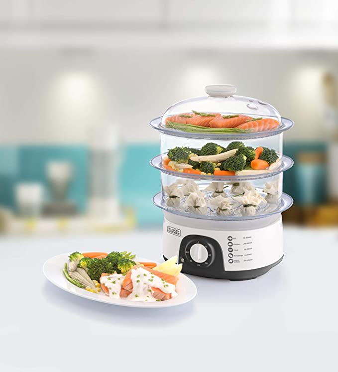 Black & Decker Food Steamer 3-Tier 775W
