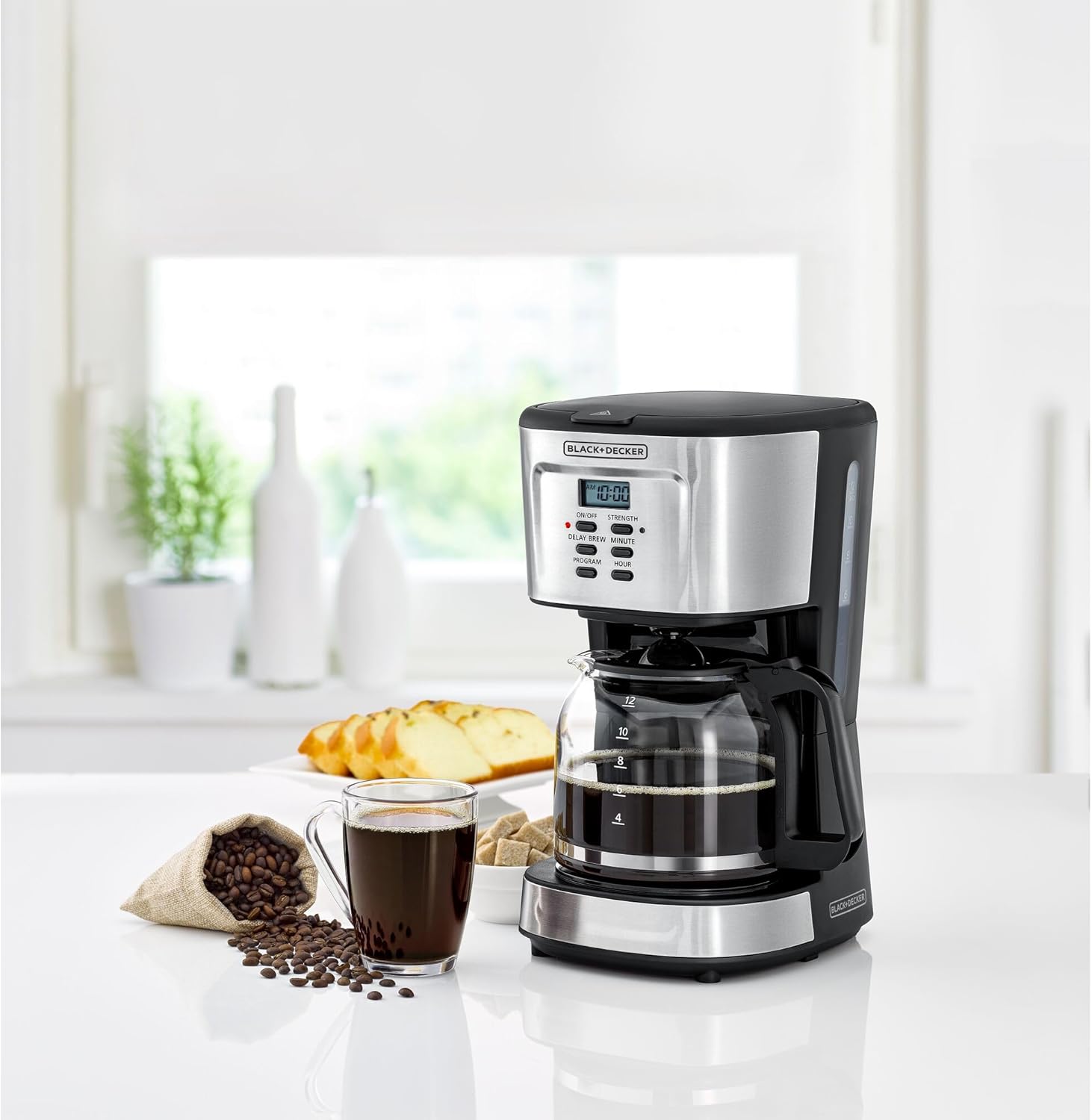 Black & Decker Programmable Drip Coffee Maker 12 Cups 900W  - DCM85-B5