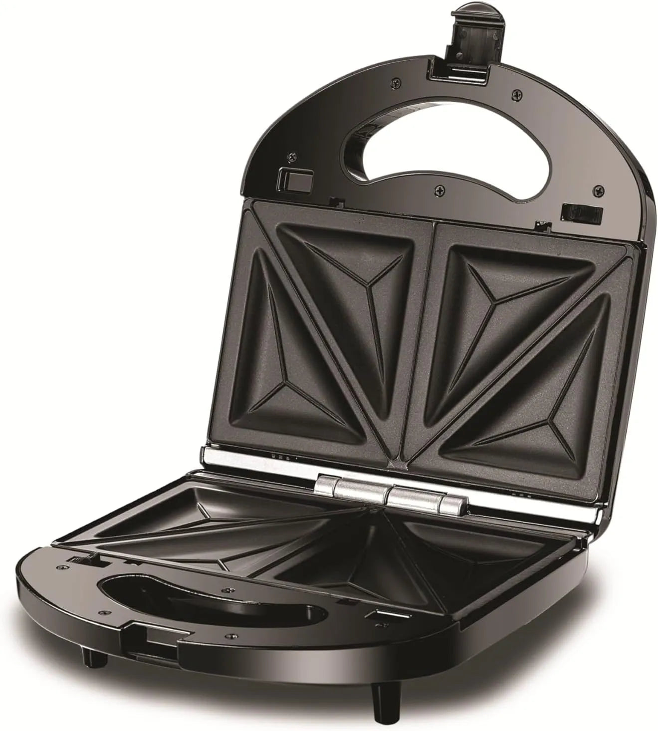 Black & Decker 3 In 1 Interchangeable 780W TS2130-B5, Grill & Waffle& Sandwich Maker Silver/Black - (International Warranty)