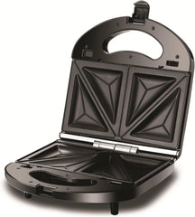 Black & Decker 3 In 1 Interchangeable 780W TS2130-B5, Grill & Waffle& Sandwich Maker Silver/Black - (International Warranty)