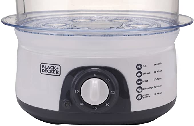 Black & Decker Food Steamer 3-Tier 775W