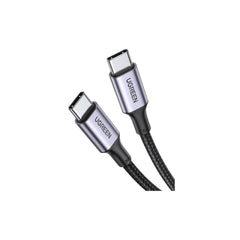 UGREEN USB-C Cable Aluminum Case with Braided 1m (Black) 100W