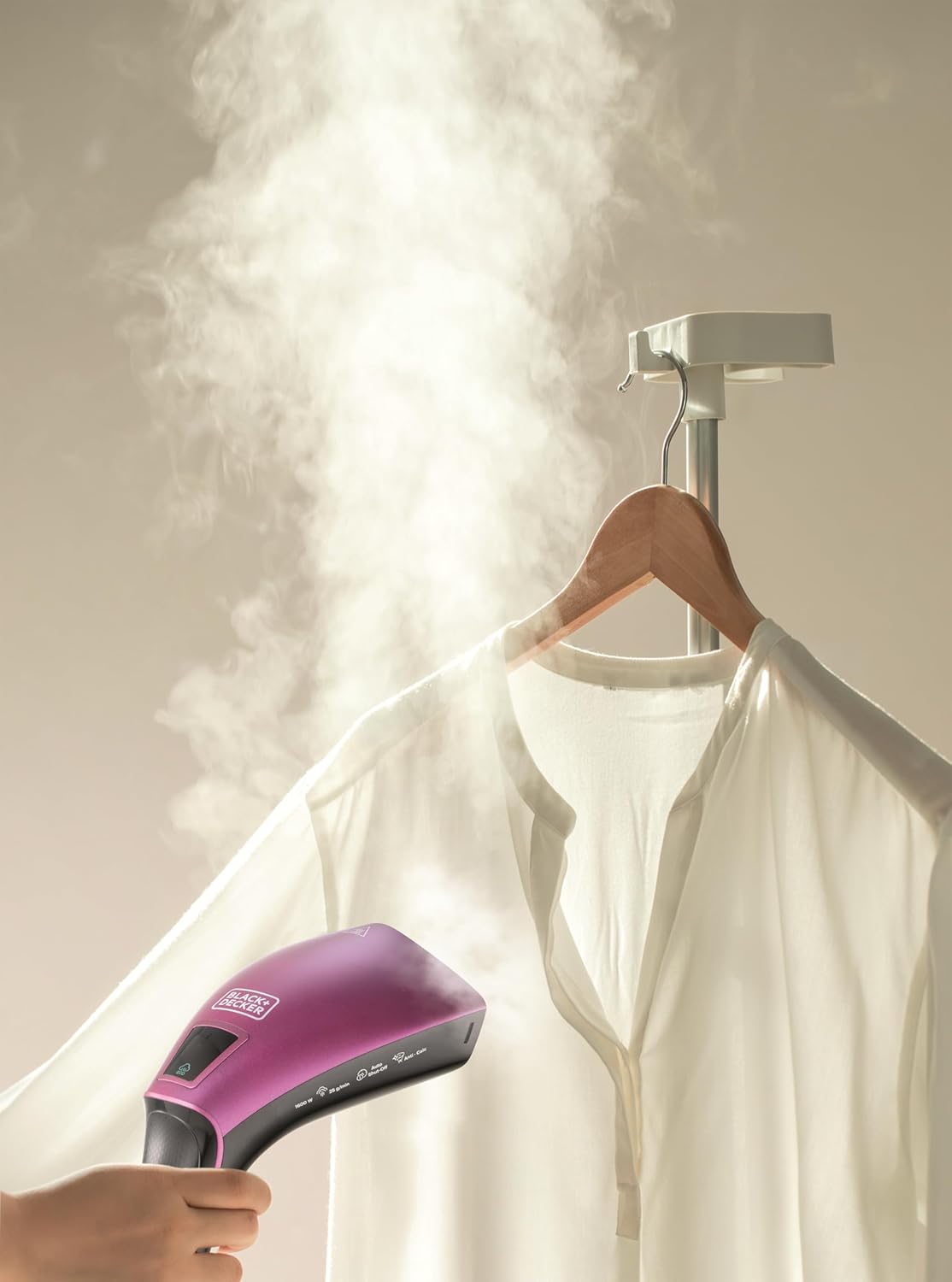 Black & Decker Portable Digital Handheld Garment Steamer 1600W