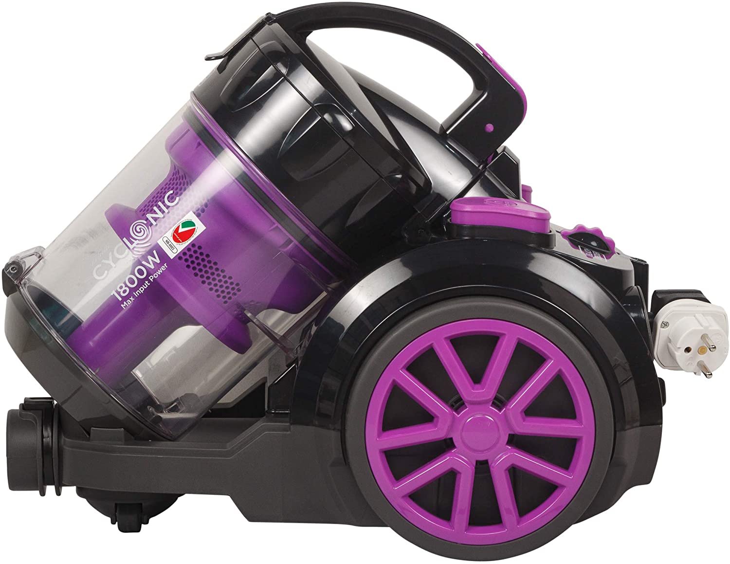 Black & Decker VM1880 Bagless Vacuum Cleaner 1800 Watt - Purple