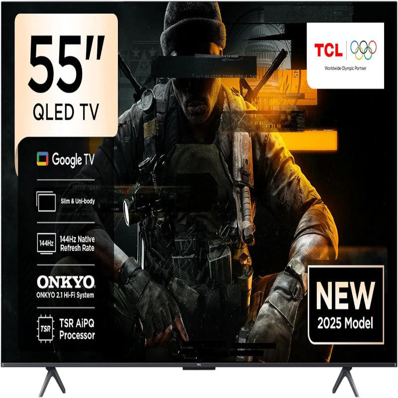 TCL 55P8K 55 INCH 4K QLED GOOGLE TV, 120hz