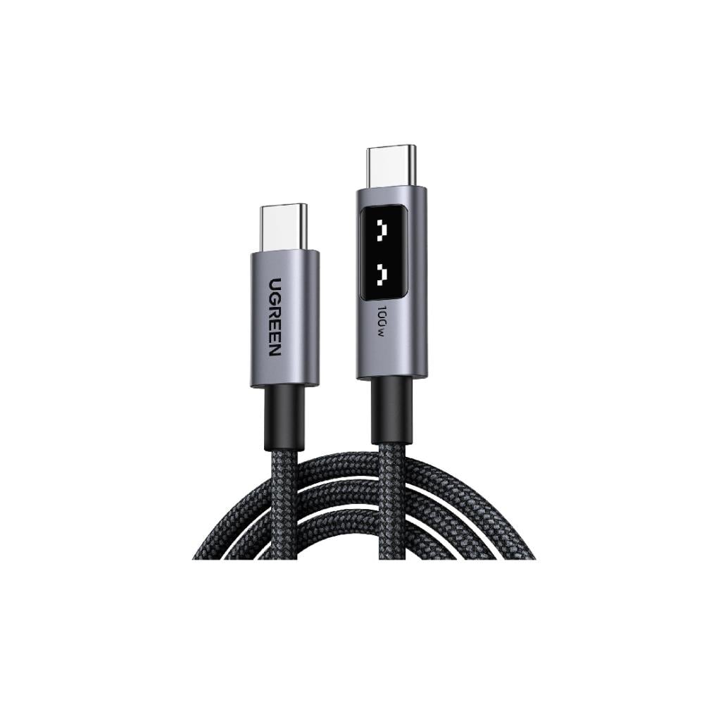 UGREEN Uno USB-C to USB-C PD Fast Charging Cable 5A Max 2m 100w black