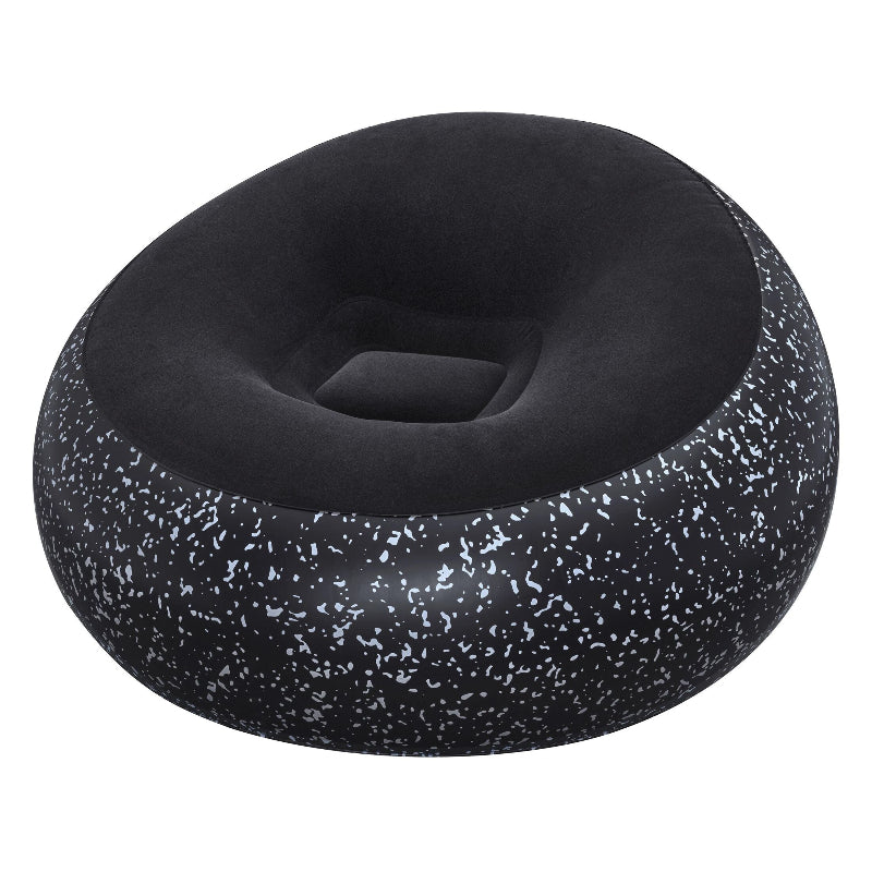 Bestway 44" x 44" x 26"/1.12m x 1.12m x 66cm Inflate-A-Chair Air Chair - Black