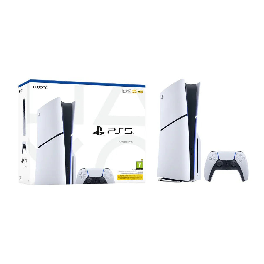 PlayStation 5 Slim Console Disk White - (E Chassis)