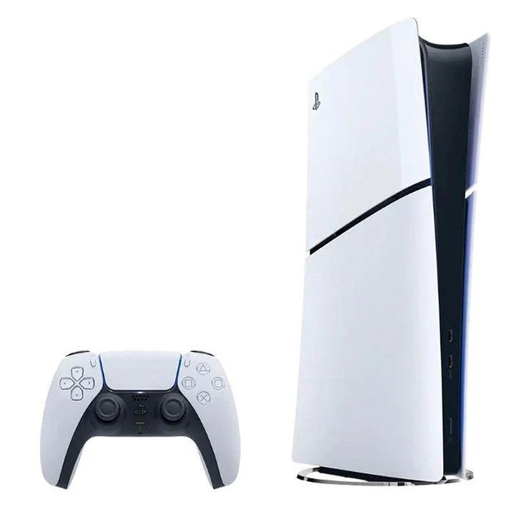 Bundle : Sony PlayStation 5 (PS5) Console Slim - Digital Edition + Sony (PS5) Controller + Gamax D2208B Gaming Desk + Deadskull Gaming Chair