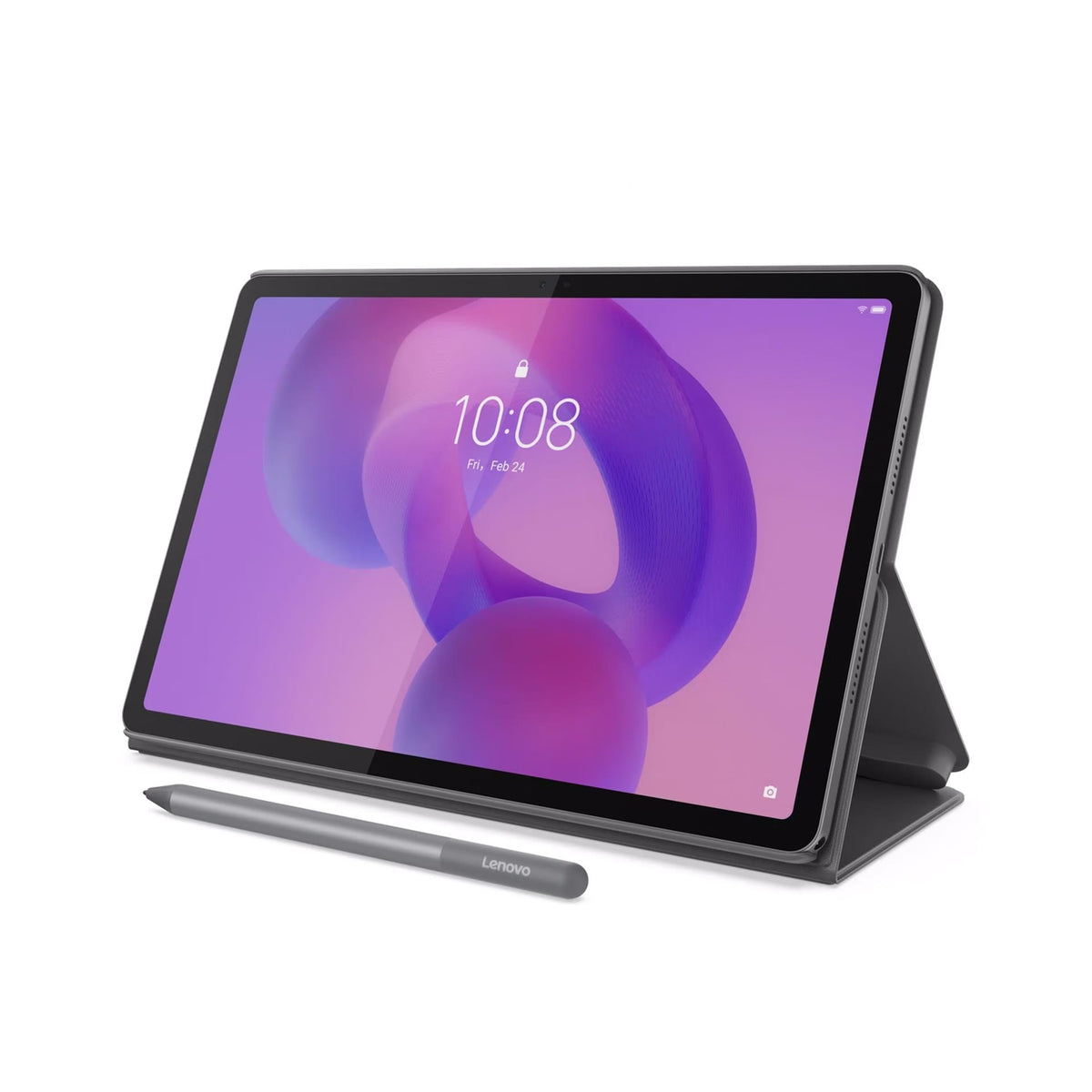 Lenovo Idea Tab - 11" 2.5K (2560x1600) IPS Touch / MediaTek Dimensity 6300 / 8GB / 128GB / Arm Mali-G57 MC2 GPU / Wi-Fi / Bluetooth / Lenovo Tab Pen + Folio Case / 1YW / Luna Grey