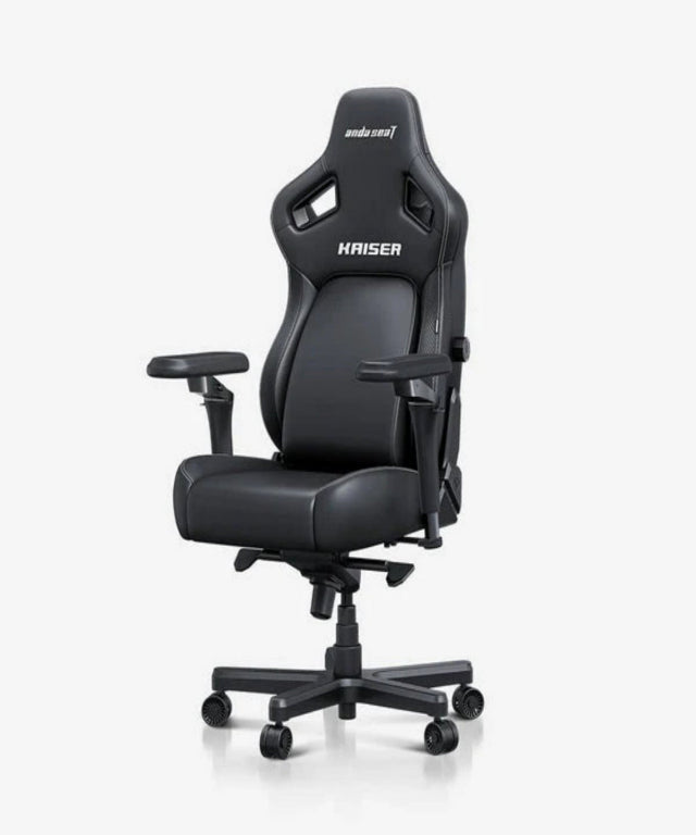 AndaSeat New Kaiser 4 with 6D Armrests Premium PVC Leather Large Size Gaming Chair – Elegant Black