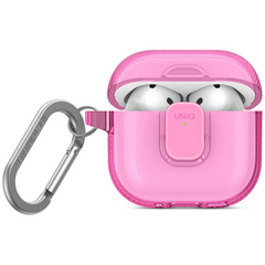 UNIQ GLASE PRO AIRPODS 4TH GEN LOCK CASE - CANDY PINK