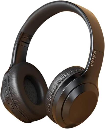 Lenovo Thinkplus TH10 Overhead Wireless Bluetooth Headphone - Bluetooth / 3.5mm / Black