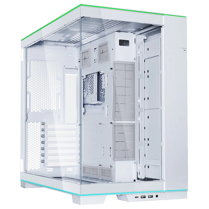 Lian Li O11 Dynamic EVO RGB E-ATX Mid Tower Gaming PC Case - White (Fans not Included)