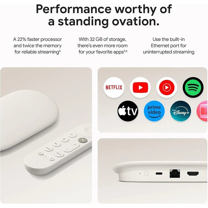 Google 4K Hdr 32Gb Tv Streamer