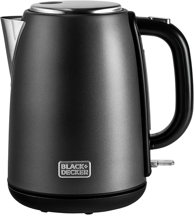 Black & Decker  Premium Steel Kettel 1.7L 2200 W, Overheat protection