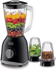 Black & Decker 400W, 1.5L Blender + 2 Mills