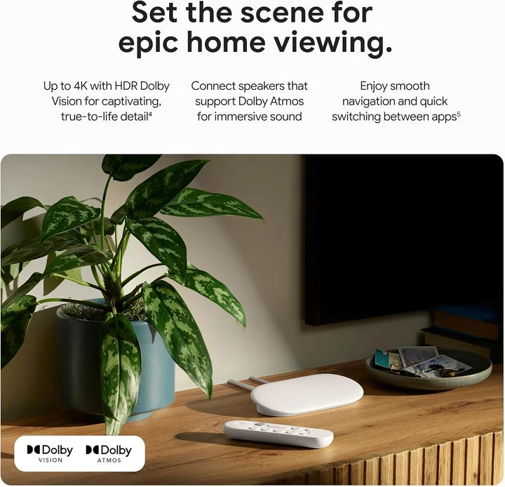 Google 4K Hdr 32Gb Tv Streamer