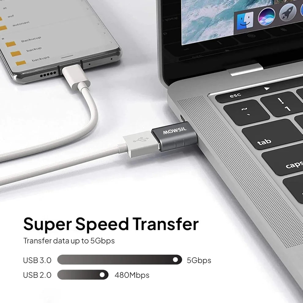 Mowsil USB-C to USB 3.0 Converter 2 Pack