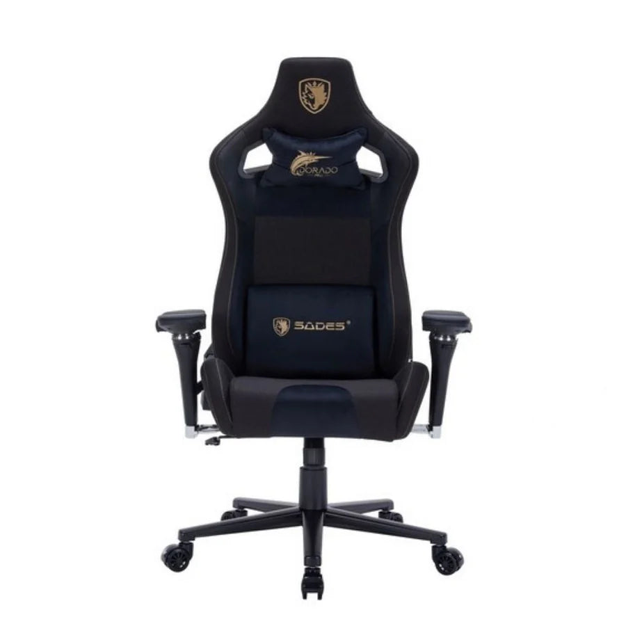 Sades Dorado PRO Gaming Chair With 6D Adjustable Armrests - Black (Installation Not Included)