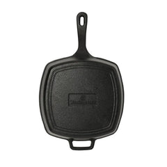 Westinghouse 28 cm Pre-Seasoned Cast Iron Square Grill Pan – Black