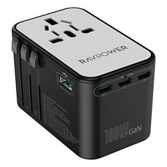 RAVPower RP-PC1077 GaN100W 5-in-1 Universal Adapter